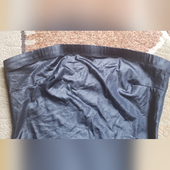 Ladies Black Sexy Strapless Tube SLD Collection Sexy Nylon/Mesh Dress Size M / L - Picture 4 of 14